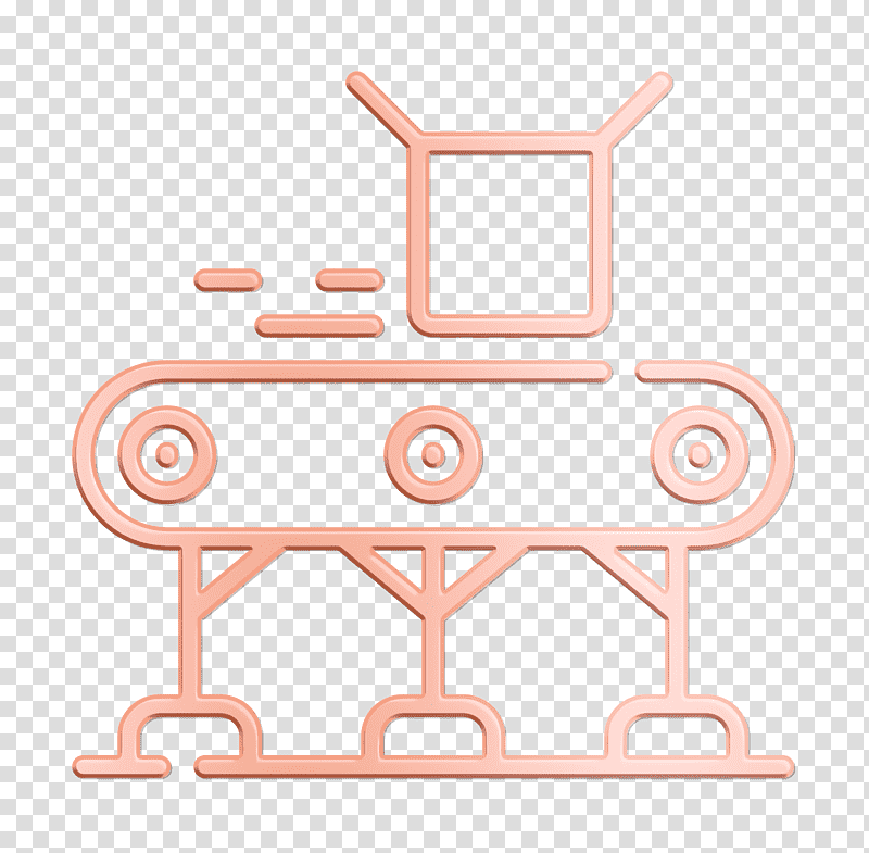 Manufacturing icon Conveyor icon, Production, Enterprise, Slewing Drive, Factory, Industry, Enterprise Resource Planning transparent background PNG clipart