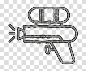 Water gun icon Summer icon, Door Handle, Car, Line Art, Meter, Symbol transparent background PNG clipart thumbnail