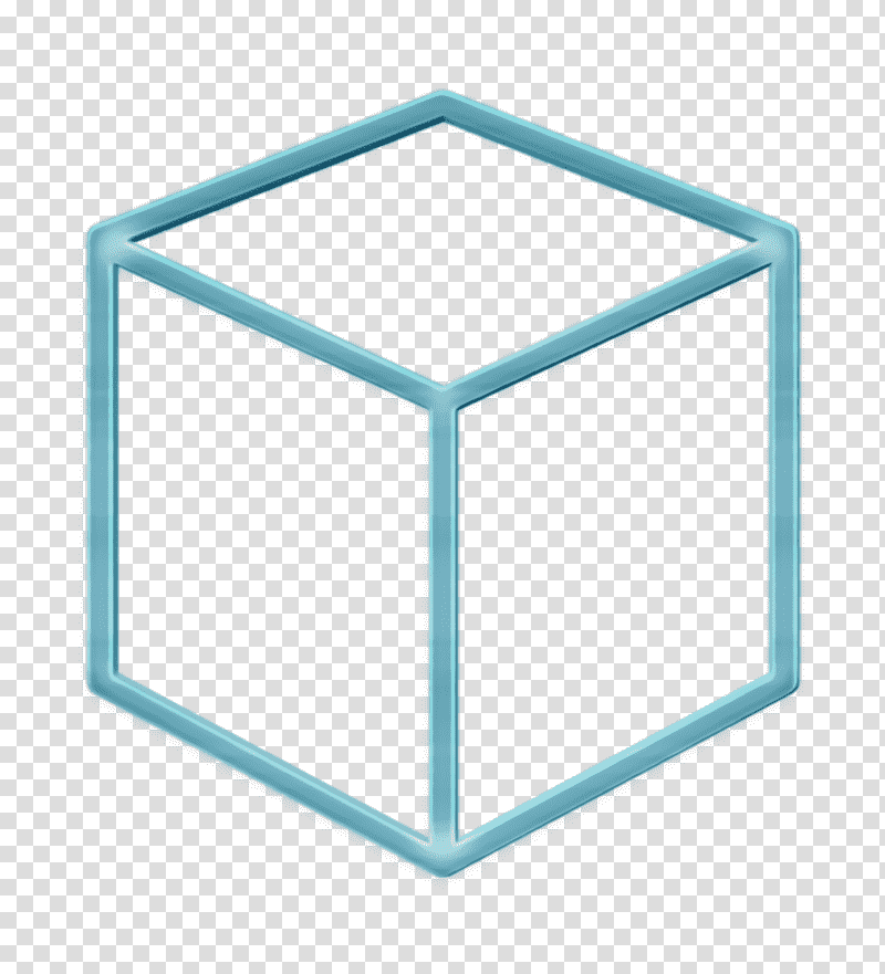 Isometric perspective cube icon IOS7 Ultralight 2 icon Shape icon, Shapes Icon, Icon Design, Flat Design transparent background PNG clipart