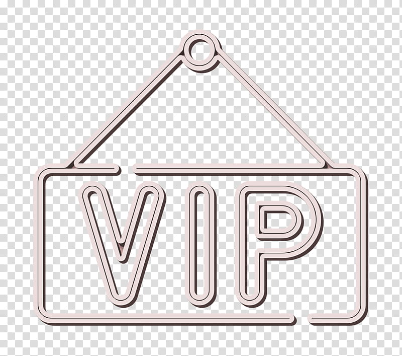 Vip icon Night Party icon, Logo, Meter, Line transparent background PNG clipart
