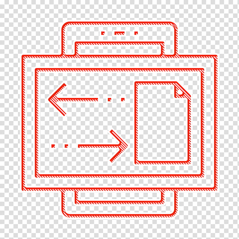 Connection icon Transfer icon Mobile Interface icon, Line, Text, Rectangle, Diagram, Square transparent background PNG clipart
