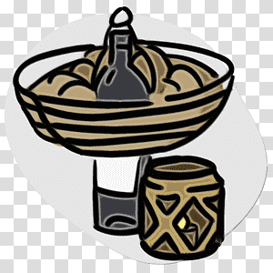 tableware symbol, Watercolor, Paint, Wet Ink transparent background PNG clipart thumbnail