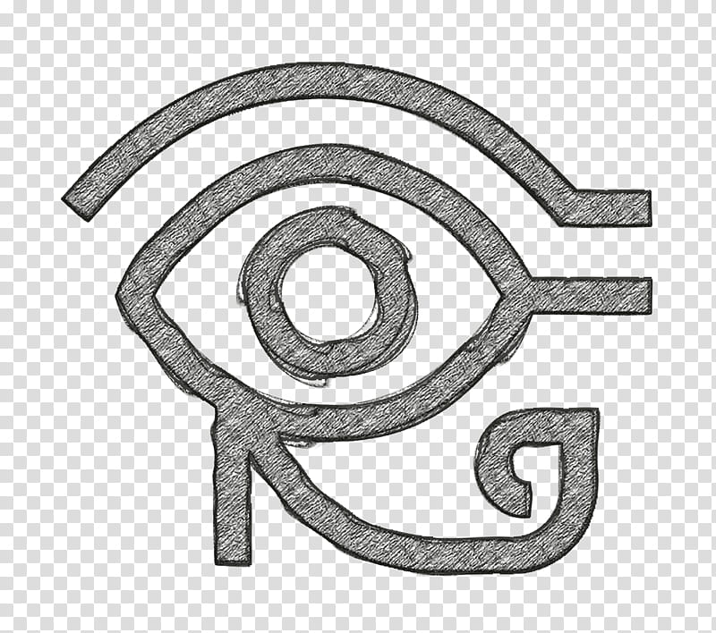 Eye icon Egypt icon Horus eye icon, Angle, Line, Meter transparent background PNG clipart