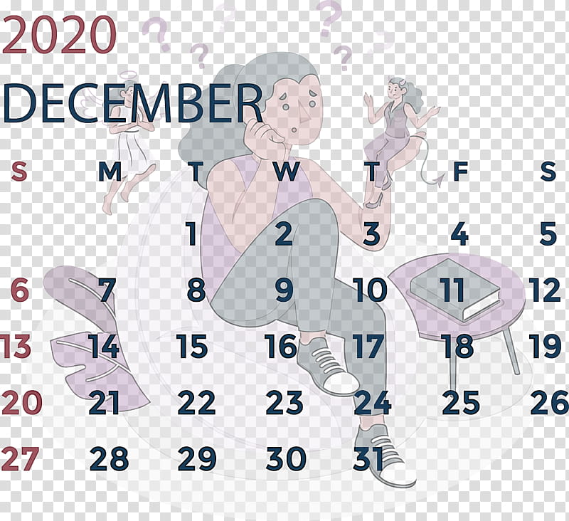 December 2020 Printable Calendar December 2020 Calendar, Public Relations, Meter, Fashion, Calendar System, Line, Area transparent background PNG clipart