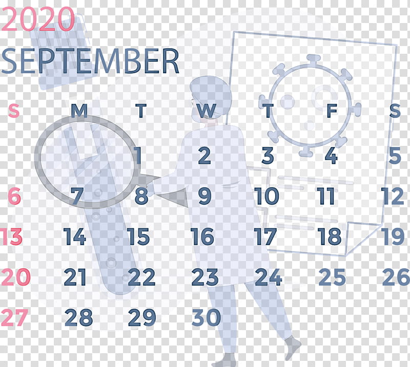 September 2020 Calendar September 2020 Printable Calendar, Angle, Line, Meter, Calendar System, Month, Area, Jewellery transparent background PNG clipart