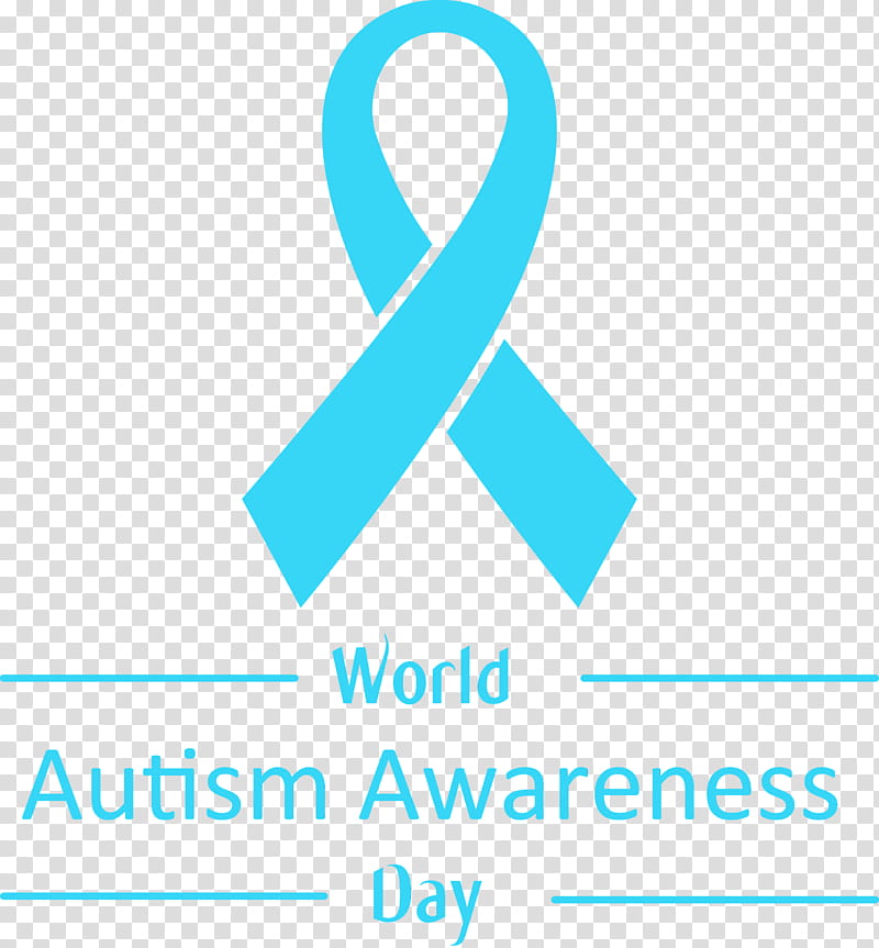 aqua text blue turquoise font, Autism Day, World Autism Awareness Day, Watercolor, Paint, Wet Ink, Azure, Line transparent background PNG clipart