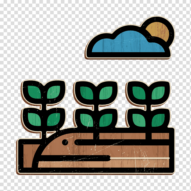 In the Village icon Plantation icon Field icon, Meter transparent background PNG clipart