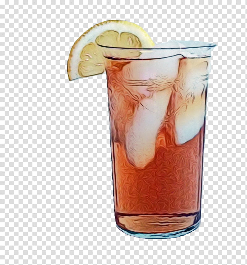 bay breeze cocktail garnish long island iced tea sea breeze mai tai, Watercolor, Paint, Wet Ink, Rum And Coke, Grog, Nonalcoholic Drink, Orange Drink transparent background PNG clipart