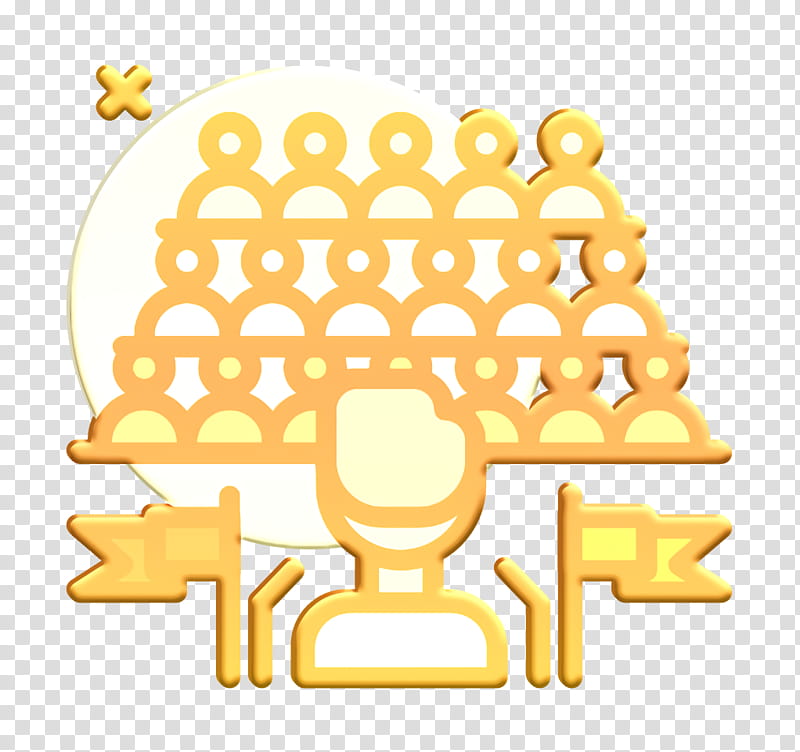 Protest icon Politics icon Speech icon, Childrens Day, Cartoon, Gold, Month, Text, Tagged, Saturday transparent background PNG clipart