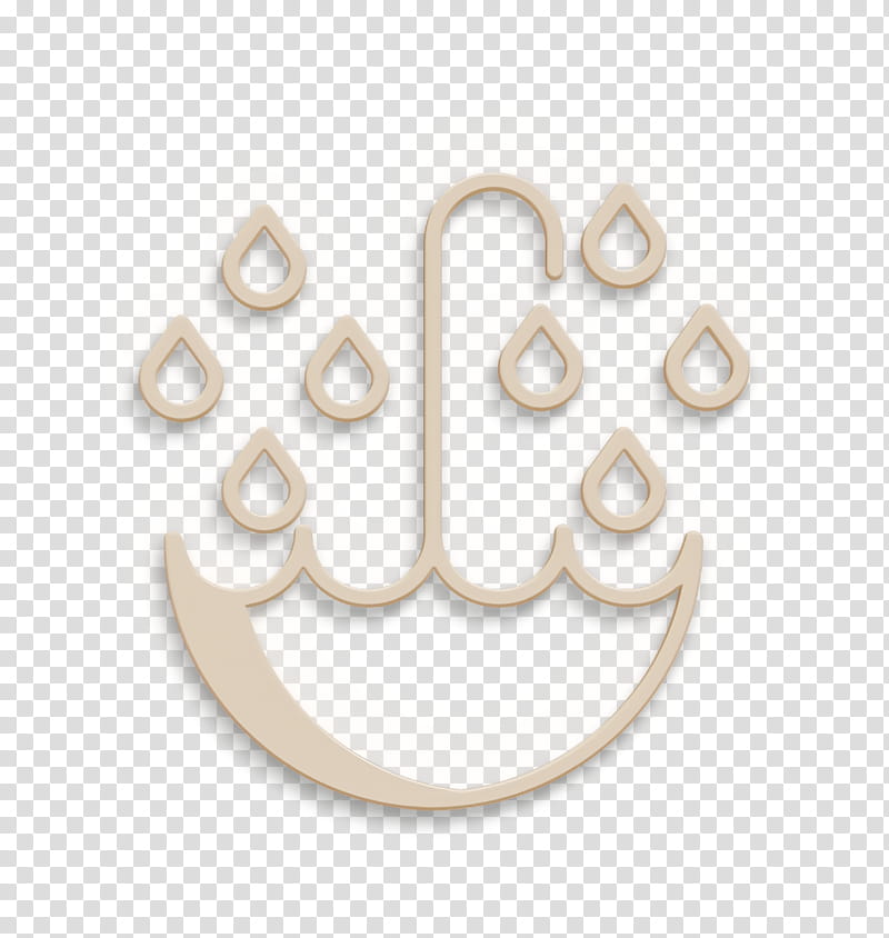 Rain icon Water icon Umbrella icon, Silver, Circle, Meter, Jewellery, Symbol, Human Body, Precalculus transparent background PNG clipart