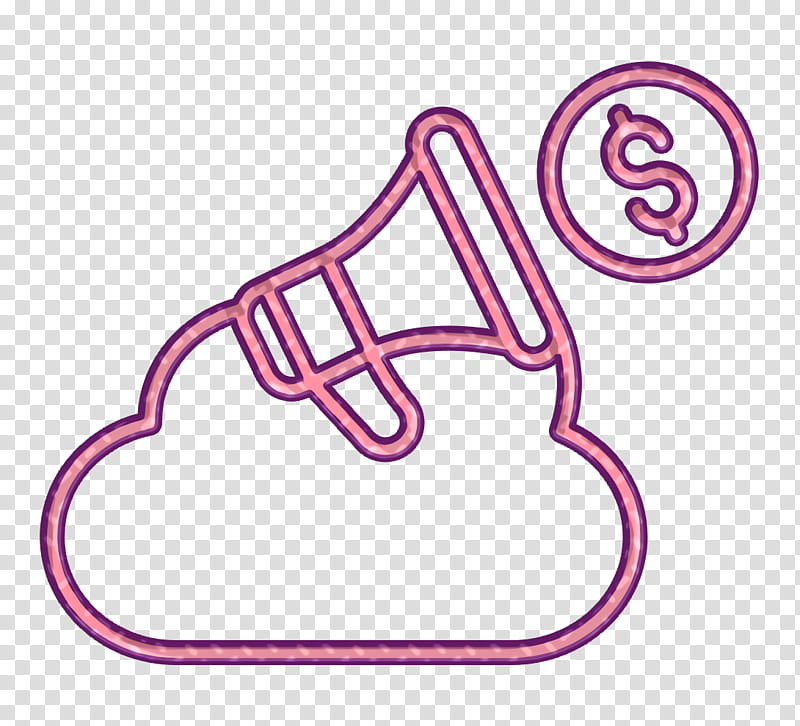 Cloud icon Business and finance icon Investment icon, Coloring Book, Line Art transparent background PNG clipart