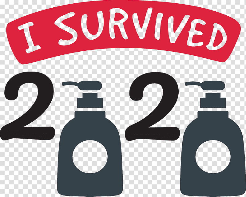 I Survived I Survived 2020 Year, Logo, Sign, Number, Line, Meter, Mathematics transparent background PNG clipart