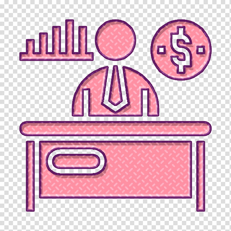 Business Management icon Ceo icon, Angle, Line, Pink M, Area, Meter transparent background PNG clipart