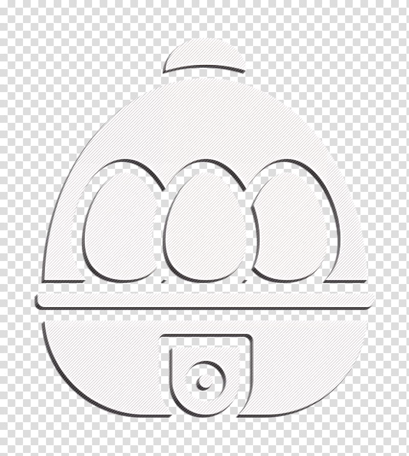 Egg cooker icon Household appliances icon, Black And White
, Logo, Symbol, Line, Meter, Mathematics, Geometry transparent background PNG clipart