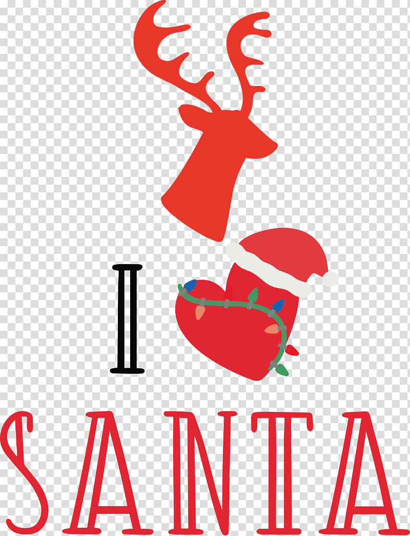 I Love Santa Santa Christmas, Christmas , Fine Arts, Black, Logo, Highdefinition Video, Fineart transparent background PNG clipart