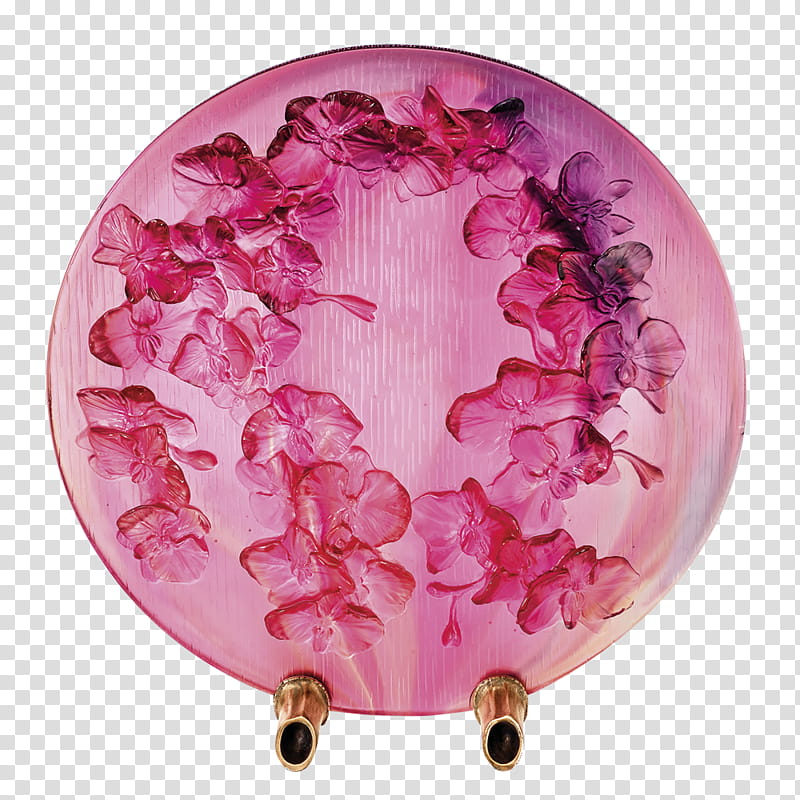 Pink Flower, Vase, Daum, Lead Glass, Baccarat, Flower Bouquet, Lamp, Light Fixture transparent background PNG clipart