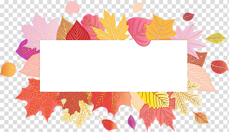 pattern yellow meter computer line, Autumn Frame, Autumn Leaves Frame, Watercolor, Paint, Wet Ink transparent background PNG clipart