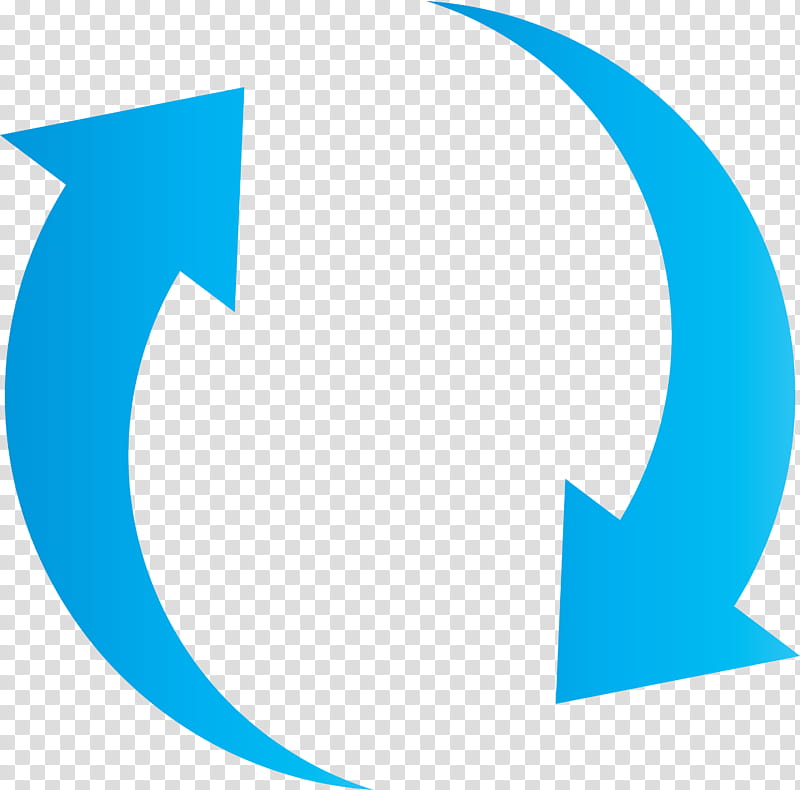 Reload Arrow, Azure, Turquoise, Aqua, Logo, Symbol, Circle transparent background PNG clipart