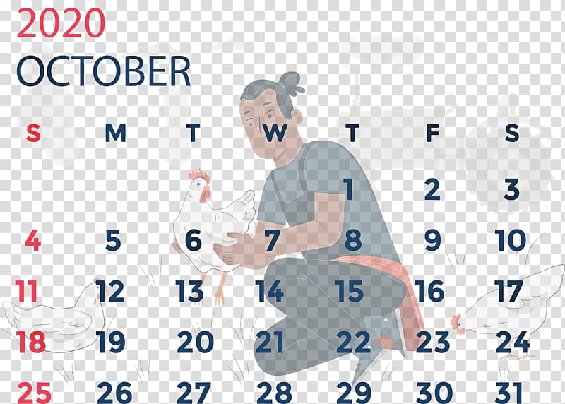 October 2020 Calendar October 2020 Printable Calendar, Calendar System, Calendar Year, Text, April, Month, Cartoon, Logo transparent background PNG clipart
