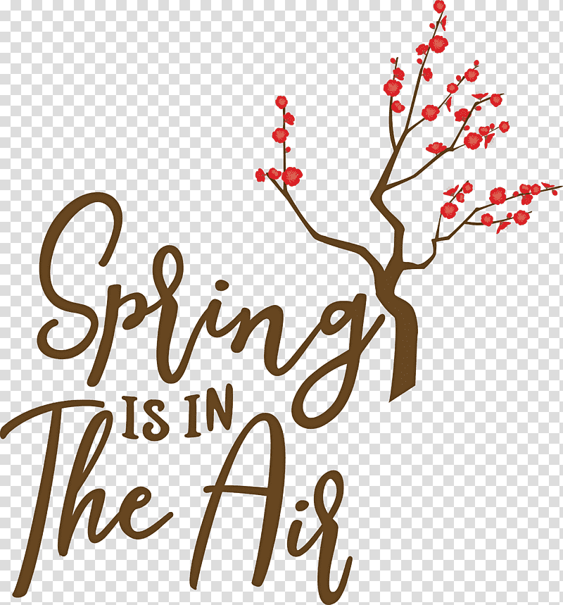 Spring Spring Is In The Air, Spring
, Floral Design, Flower, Logo, Petal, Tree transparent background PNG clipart