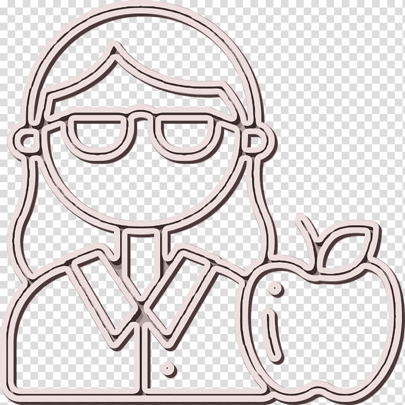 Professions icon Nutritionist icon, Line Art, Black And White
, Meter, Symbol, Behavior, Human transparent background PNG clipart