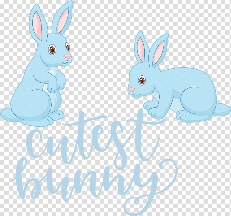 Easter Bunny, Cutest Bunny, Happy Easter, Easter Day, Watercolor, Paint, Wet Ink transparent background PNG clipart