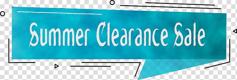 banner logo online advertising digital display advertising signage, Summer Clearance Sale, Watercolor, Paint, Wet Ink, Meter transparent background PNG clipart