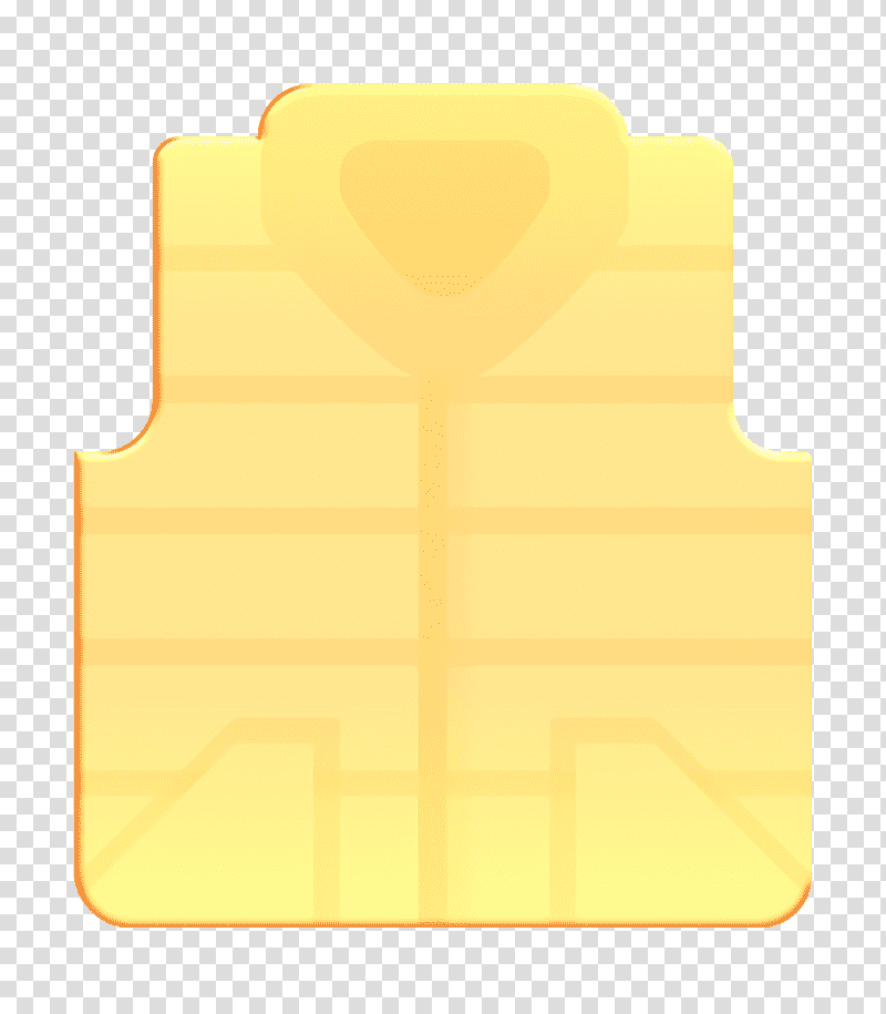 Vest icon Miscellaneous icon, Meter, Yellow, Symbol, Line, Geometry, Mathematics transparent background PNG clipart