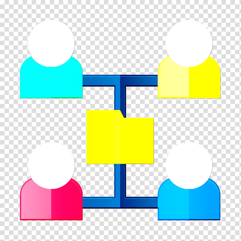 Teamwork icon Partner icon Network icon, Yellow, Line, Meter, Microsoft Azure, Geometry, Mathematics transparent background PNG clipart