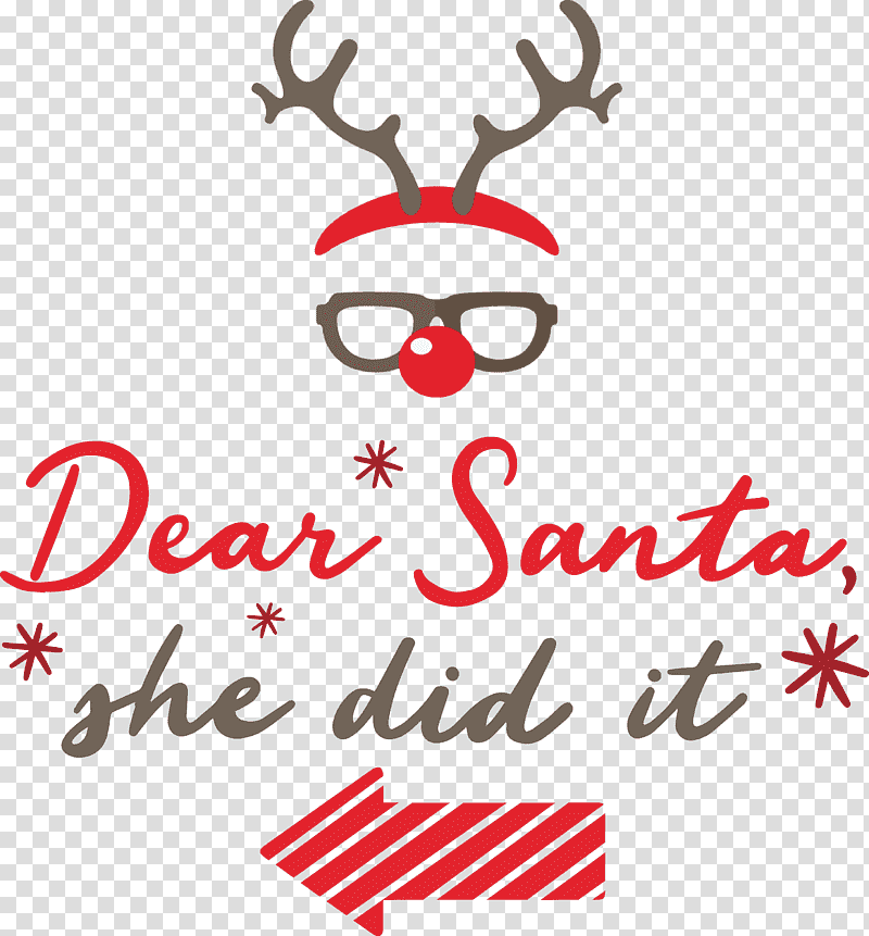 Dear Santa Santa Claus Christmas, Christmas , Reindeer, Logo, Character, Christmas Day, Meter transparent background PNG clipart