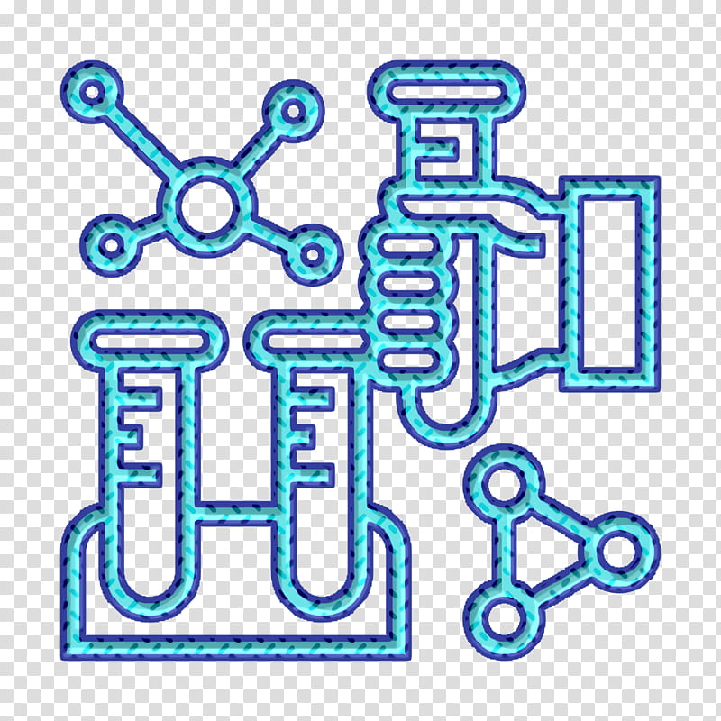 Bioengineering icon Molecular icon Research icon, Health Care, Laboratory, Pharmacist transparent background PNG clipart