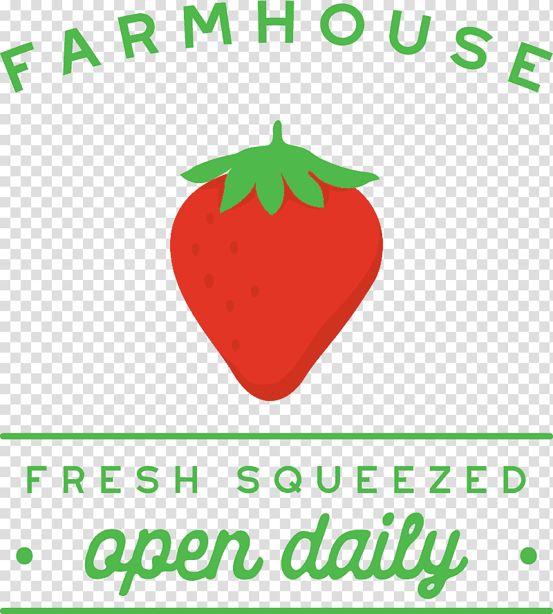 farmhouse fresh squeezed open daily, Natural Food, Strawberry, Logo, Leaf, Meter, Fruit transparent background PNG clipart