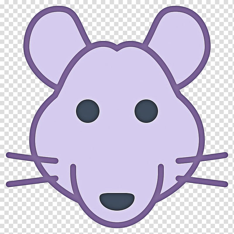 Rat, Computer Mouse, Mus, Pointer, Murids, Muroids, Cartoon, Violet transparent background PNG clipart