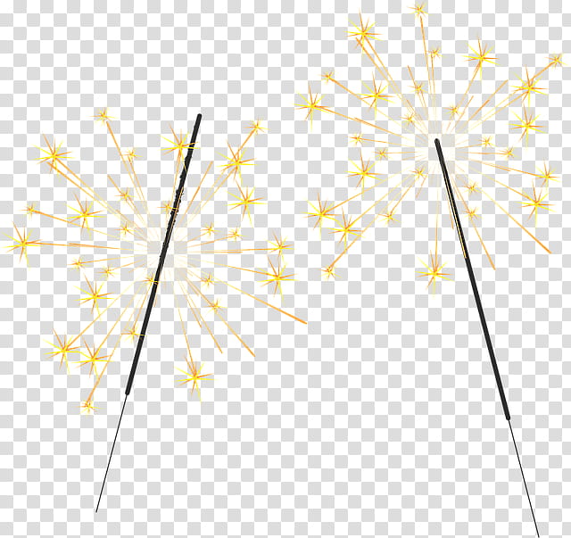 line yellow sparkler plant dandelion transparent background PNG clipart