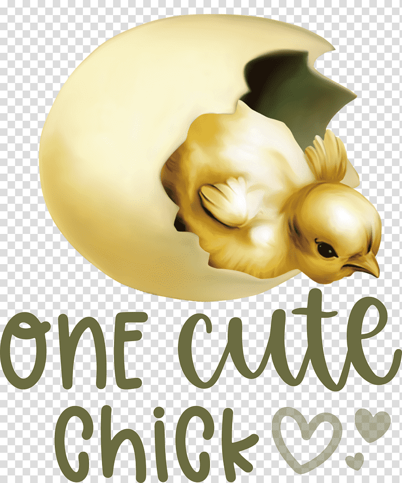 One Cute Chick Easter Day Happy Easter, Birds, Water Bird, Meter, Fruit, Science, Biology transparent background PNG clipart