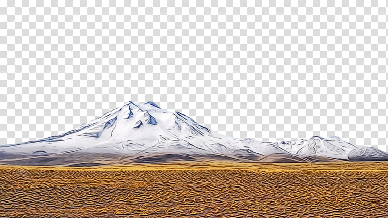 mount scenery stratovolcano volcano shield volcano extinct volcano, Watercolor, Paint, Wet Ink, Tundra, Steppe, Ecoregion, Elevation transparent background PNG clipart