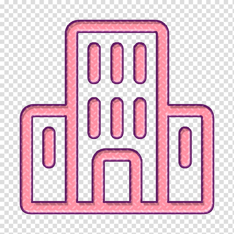 Travel icon Hotel icon, Logo, Pink M, Number, Line, Area, Meter transparent background PNG clipart
