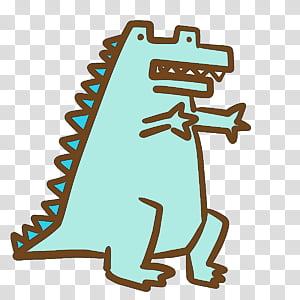 Dinosaur Ryuzaki transparent background PNG cliparts free download