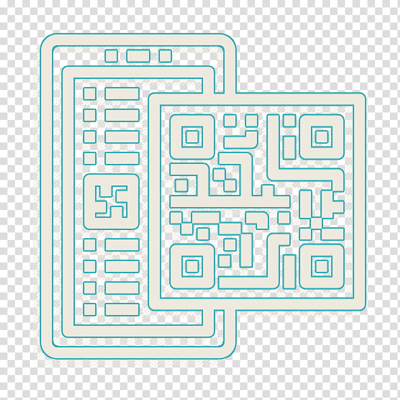 Qr code icon Mobile Interface icon Ui icon, Text, Games transparent background PNG clipart