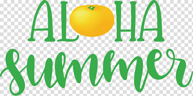 Aloha Summer Summer, Summer
, Logo, Text, Commodity, Green, Line transparent background PNG clipart