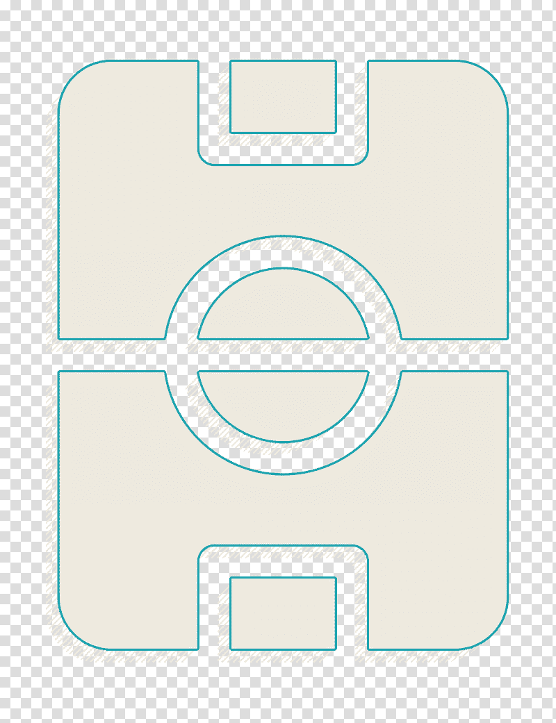 Football field icon Playground icon Stadium icon, Flat Design, Icon Design, Poster transparent background PNG clipart