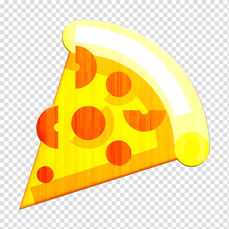 Foods & beverages icon Pizza icon, Foods Beverages Icon, Yellow, Symbol, Text transparent background PNG clipart