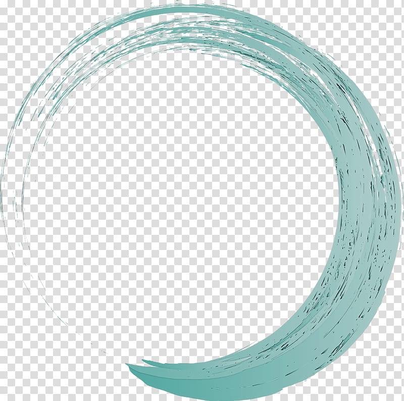 turquoise aqua teal circle turquoise, BRUSH FRAME, Watercolor Frame transparent background PNG clipart