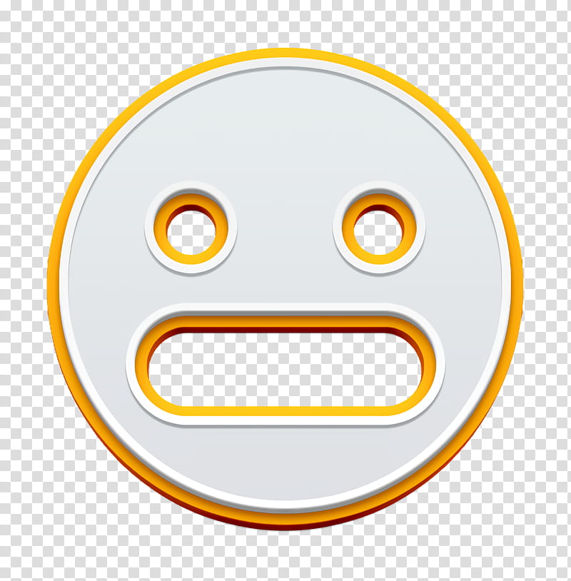 Surprised icon Emoji icon Smiley and people icon, Yellow, Meter transparent background PNG clipart