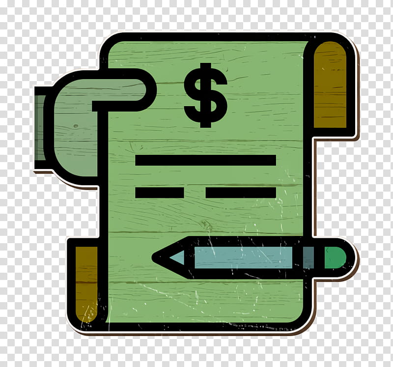 Bill icon Payment icon Invoice icon, Green, Line, Rectangle, Symbol, Logo, Mobile Phone Case, Sign transparent background PNG clipart