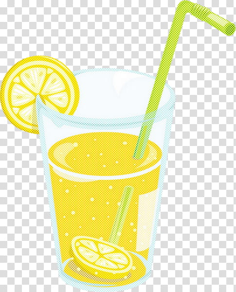 orange drink orange juice cocktail garnish limeade harvey wallbanger, Nonalcoholic Drink, Lemonade, Batida, Drinking Straw, Yellow, Fruit transparent background PNG clipart