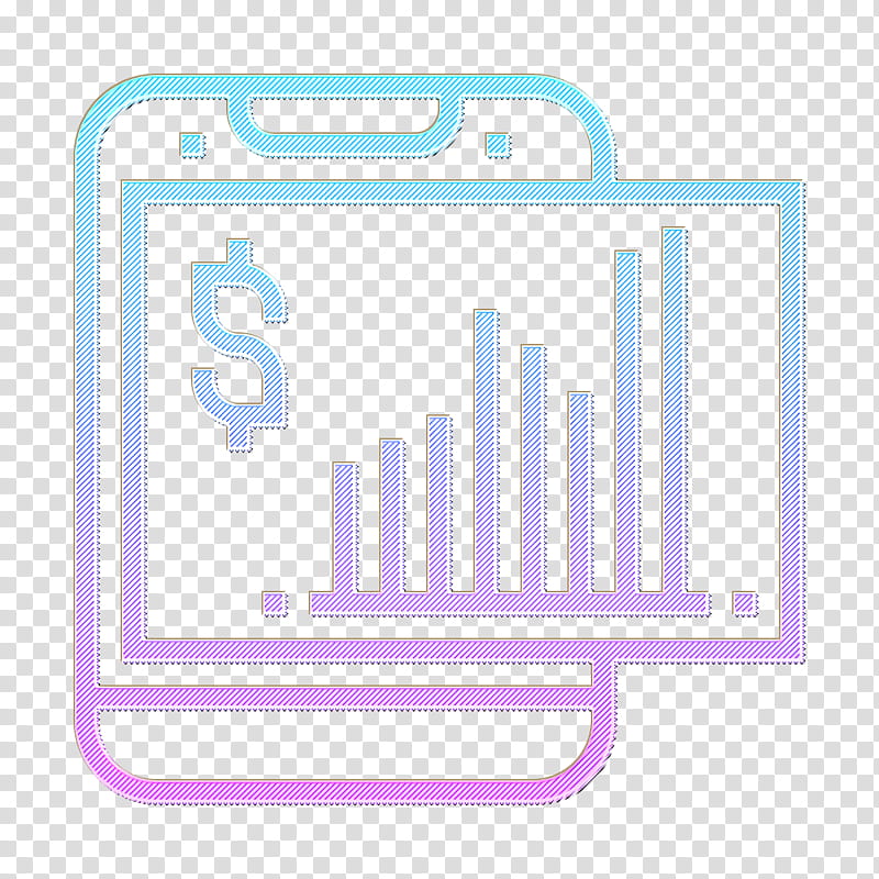 Investment icon Business and finance icon Statistics icon, Text, Line, Logo, Technology, Signage, Symbol, Rectangle transparent background PNG clipart