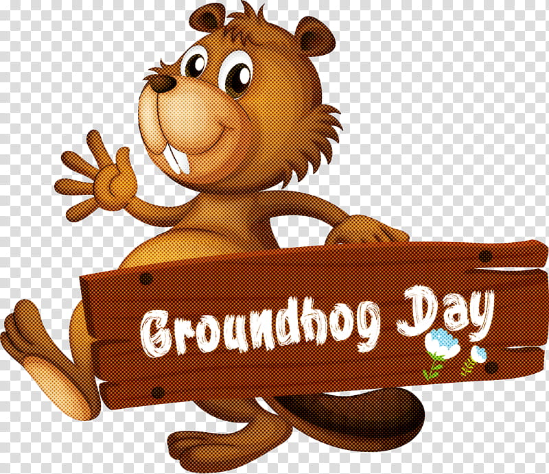 Groundhog Groundhog Day Happy Groundhog Day, Hello Spring, Cartoon, Beaver, Logo, Animation, Animal Figure transparent background PNG clipart