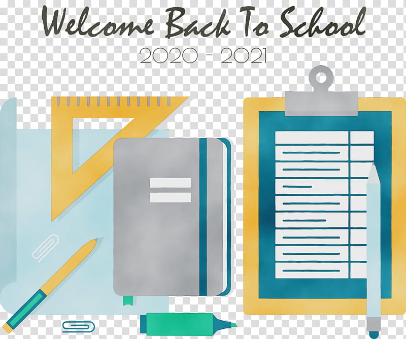 school education paper school meal student, Welcome Back To School, Watercolor, Paint, Wet Ink, School
, Education
, Lesson transparent background PNG clipart