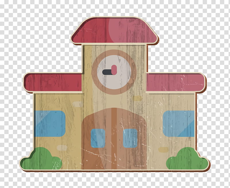 School icon Learning icon, Toy, Play, Toy Block, House, Wood, Wooden Block transparent background PNG clipart